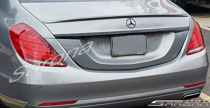 Custom Mercedes S Class  Sedan Trunk Wing (2014 - 2020) - $240.00 (Part #MB-131-TW)